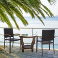 Set of 2 Outdoor Patio Wicker Dining Chairs - Patio Dining Chairs