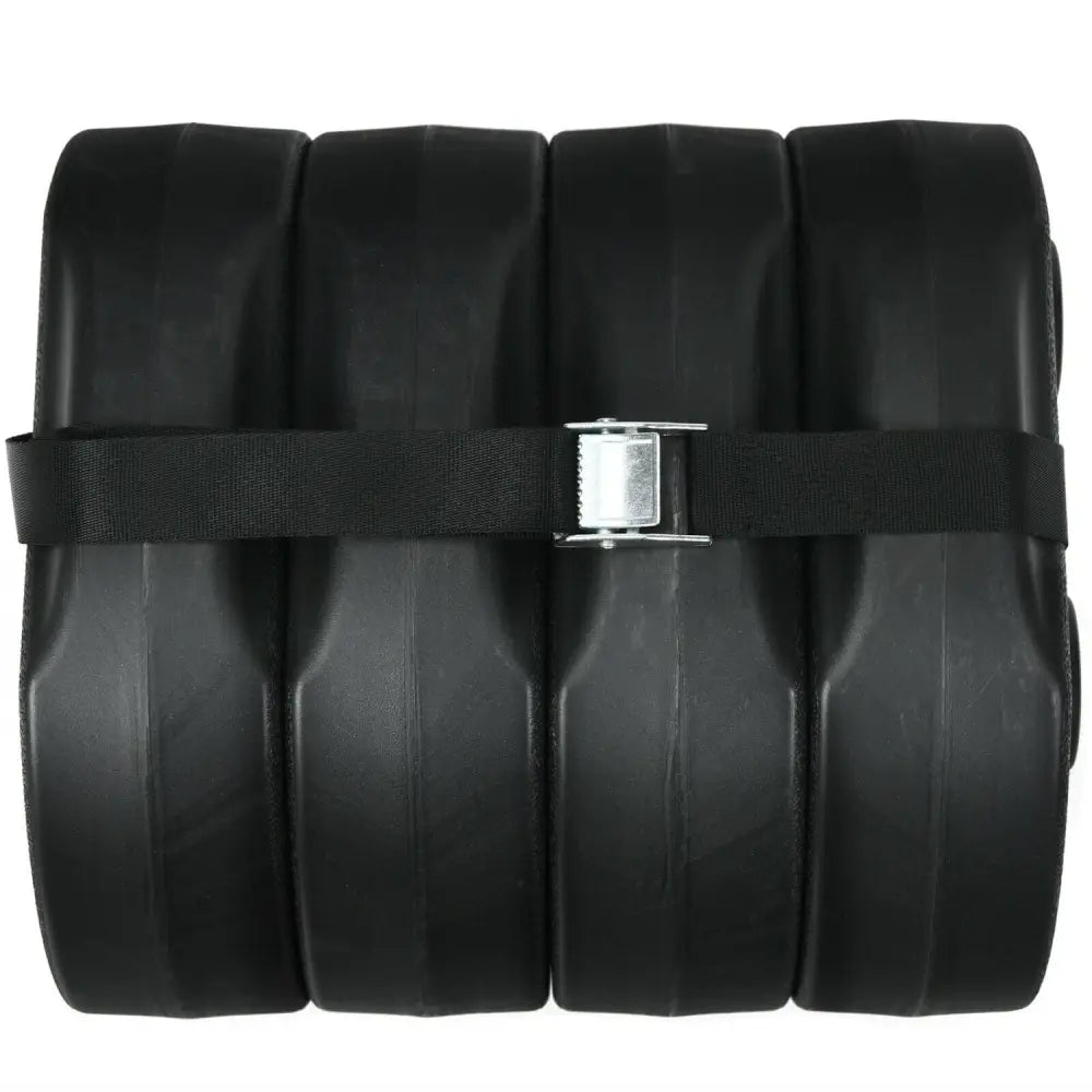 Set of 4 Canopy Weights 20lbs Weight Plate Kit with No-Pinch Design - Black - Outdoor Umbrella Bases