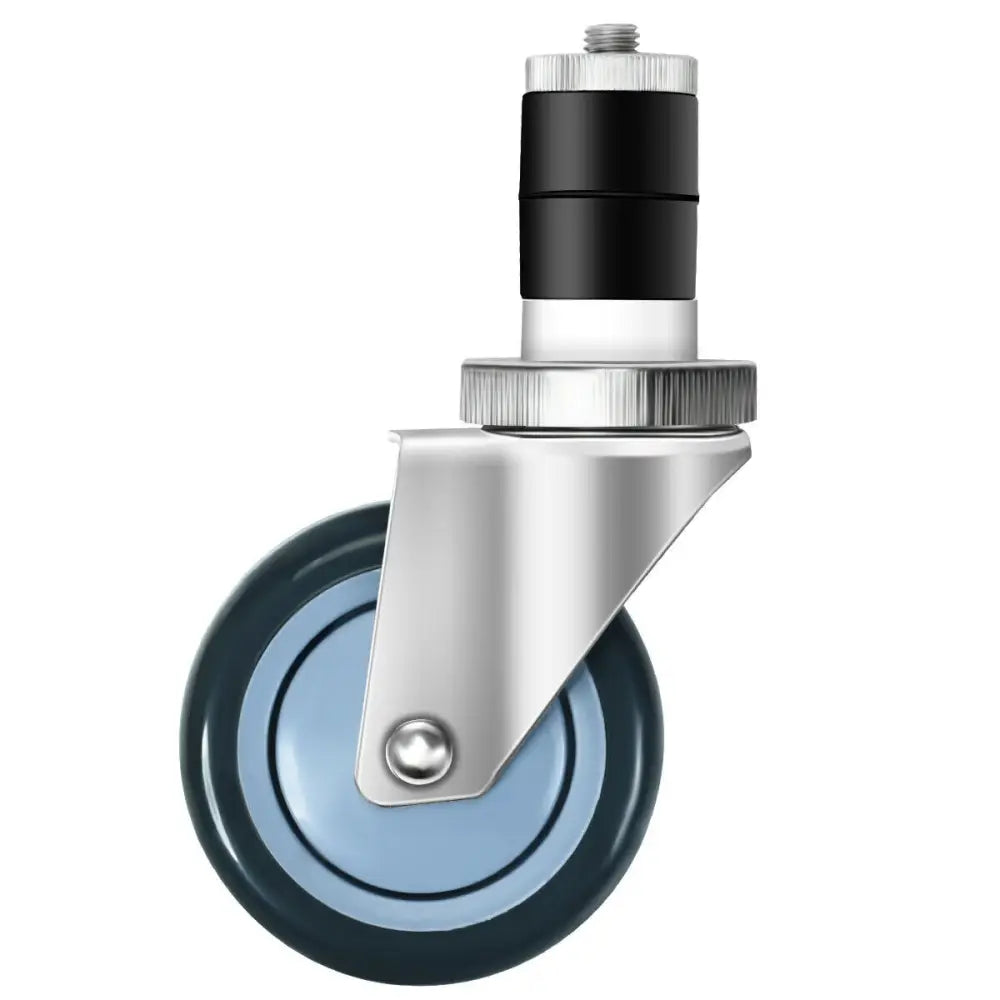 Set of 4 Swivel Caster Wheel with Brake - Kitchen Islands & Carts