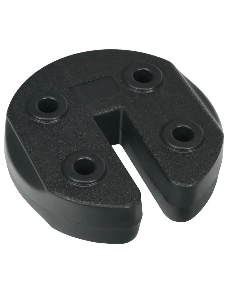 Set of 6 Canopy Weights 30lbs Weight Plate Kit with No-Pinch Design - Black - Outdoor Umbrella Bases