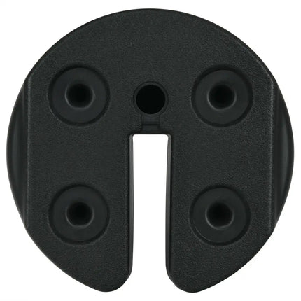 Set of 6 Canopy Weights 30lbs Weight Plate Kit with No-Pinch Design - Black - Outdoor Umbrella Bases