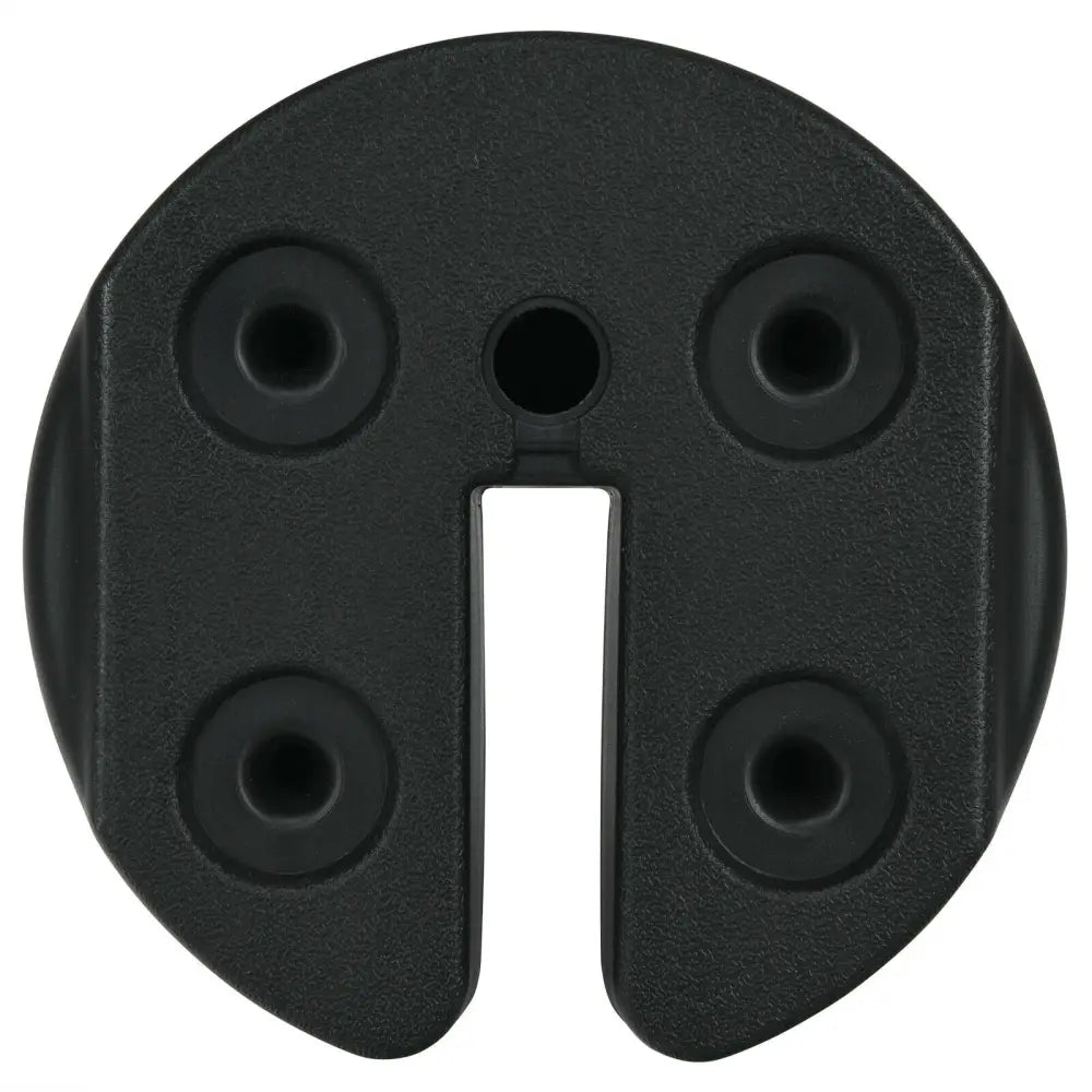 Set of 6 Canopy Weights 30lbs Weight Plate Kit with No-Pinch Design - Black - Outdoor Umbrella Bases