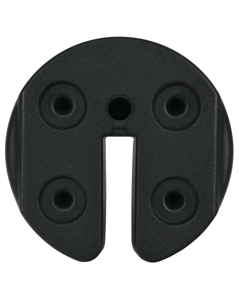 Set of 6 Canopy Weights 30lbs Weight Plate Kit with No-Pinch Design - Black - Outdoor Umbrella Bases