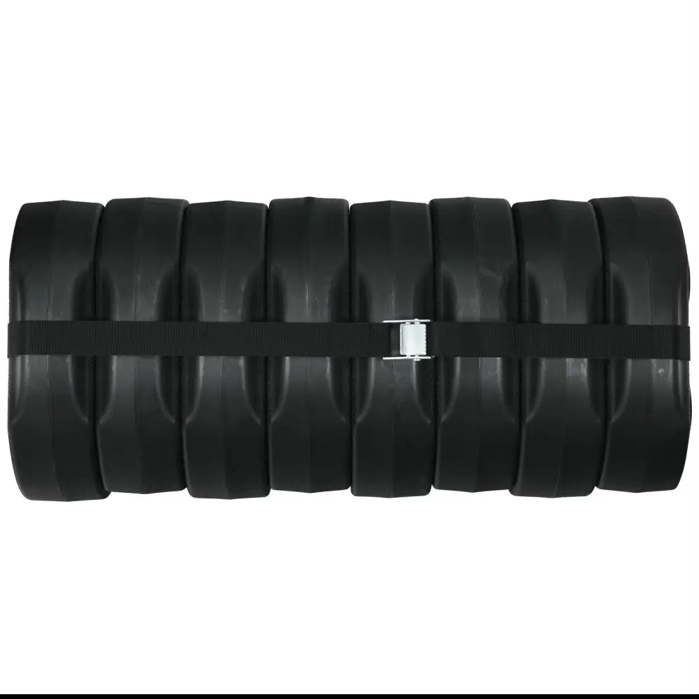 Set of 8 Canopy Weights 40lbs Weight Plate Kit with No-Pinch Design - Black - Outdoor Umbrella Bases