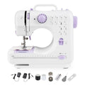 Sewing Machine for Beginners Mini Sewing Machine with 12 Built-in Stitches - White - Sewing Tables