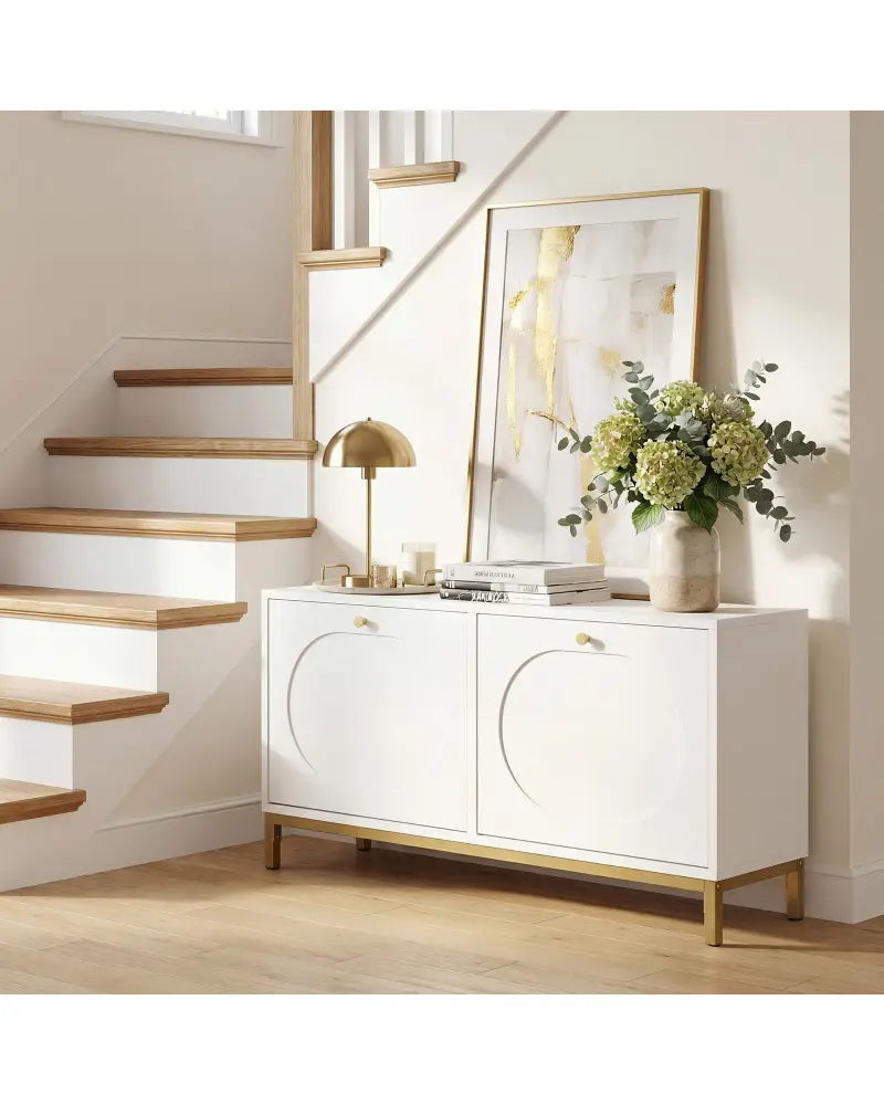 Shoe Storage Bench Narrow Entryway Bench with 2 Flip Drawers Adjustable Shelves-White - White - Shoe Racks & Storage