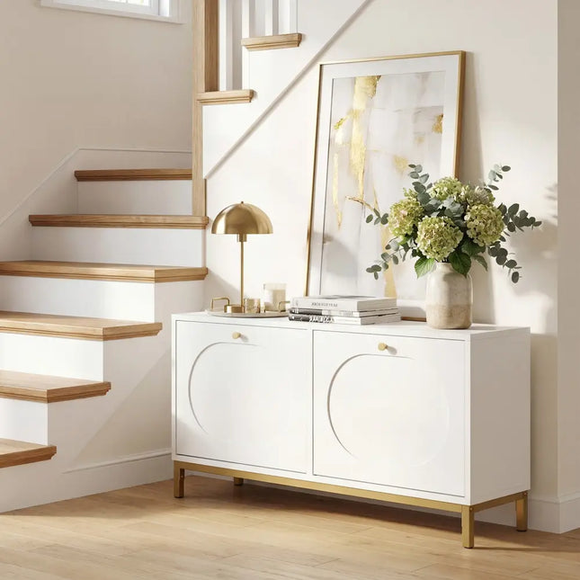 Shoe Storage Bench Narrow Entryway Bench with 2 Flip Drawers Adjustable Shelves-White - White - Shoe Racks & Storage