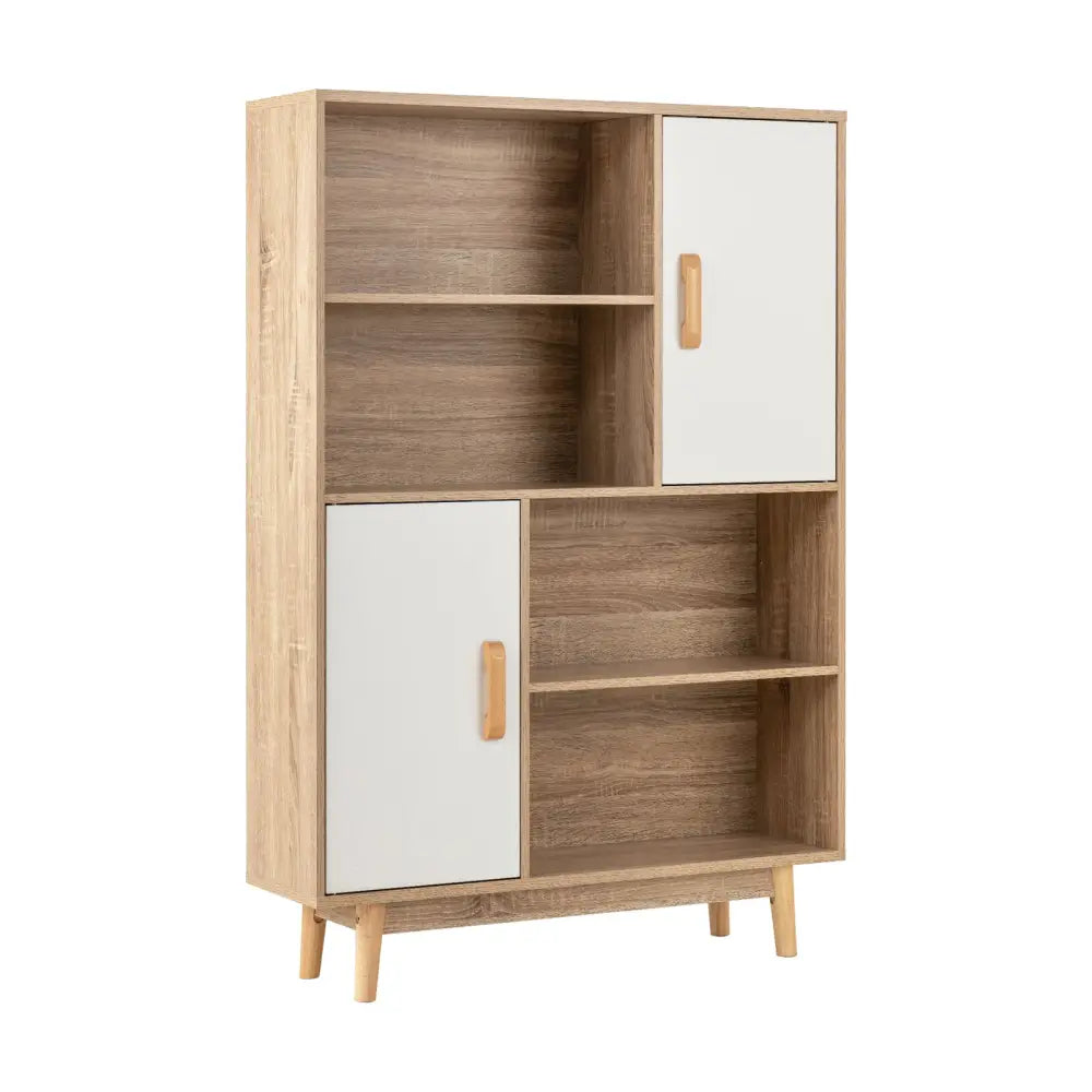 Sideboard Storage Cabinet with Door Shelf-White - White - Cabinets & Chests