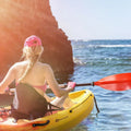 Single Sit-on-Top Kayak with Detachable Aluminum Paddle-Yellow - Yellow - Water Sports