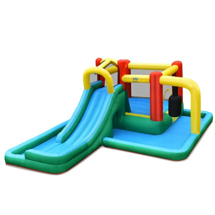 Slide Water Park Climbing Bouncer Pendulum Chunnel Game without Air-blower - Inflatable Water Slides