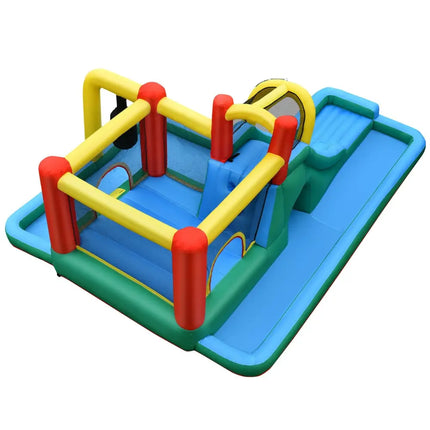 Slide Water Park Climbing Bouncer Pendulum Chunnel Game without Air-blower - Inflatable Water Slides