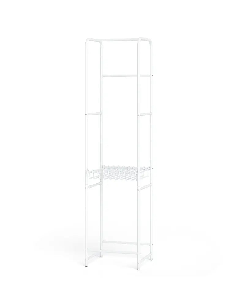Slim Coat Rack Freestanding Garment Organizer with 8 Hanging Rods - Coat Racks & Hall Trees