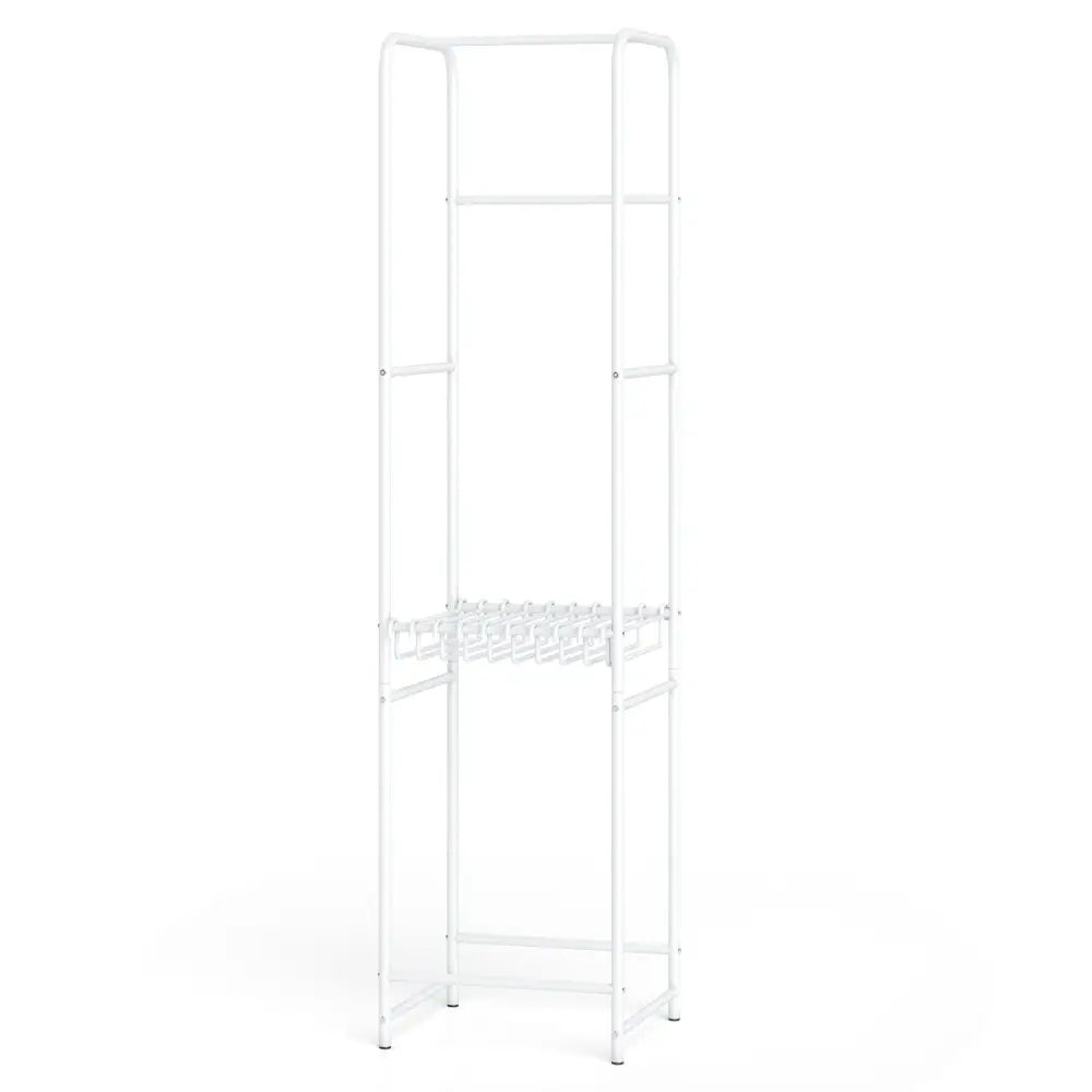 Slim Coat Rack Freestanding Garment Organizer with 8 Hanging Rods - Coat Racks & Hall Trees