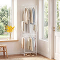 Slim Coat Rack Freestanding Garment Organizer with 8 Hanging Rods - Coat Racks & Hall Trees