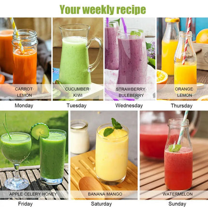 Slow Fruit Vegetable Masticating Juicer Cold Press Extractor - Juicers & Coffee Machines