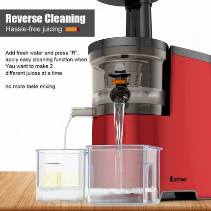Slow Fruit Vegetable Masticating Juicer Cold Press Extractor - Juicers & Coffee Machines
