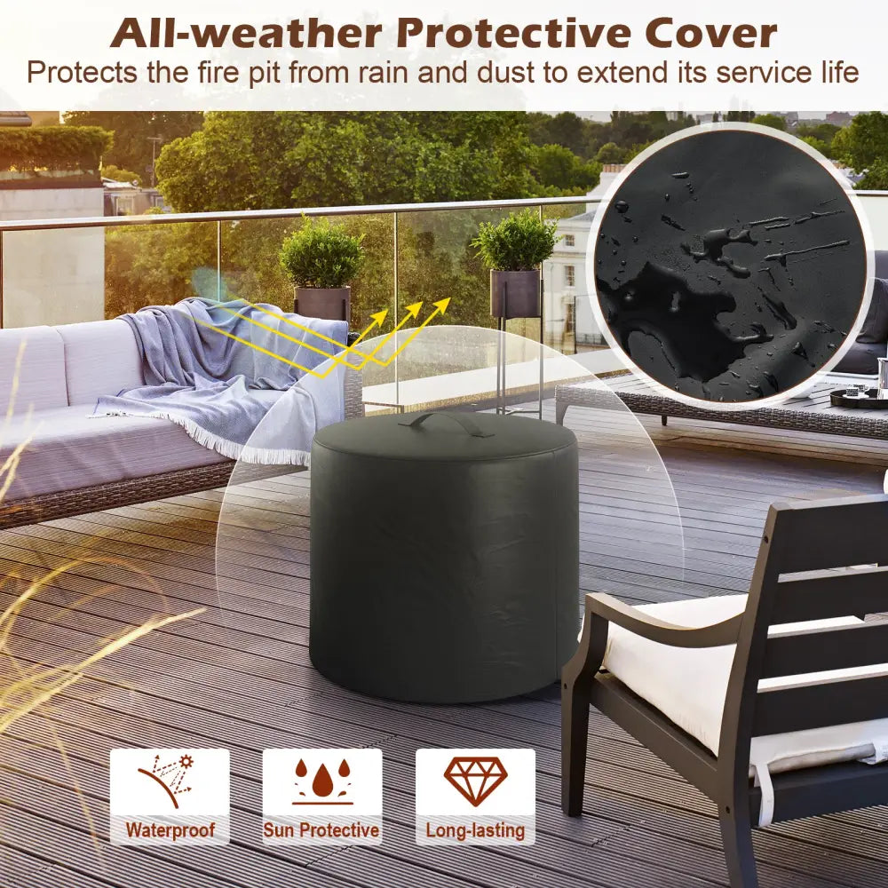 Smokeless Stainless Steel Fire Pit with Ash Pan for Yard Camping-Silver - Silver - Fire Pits