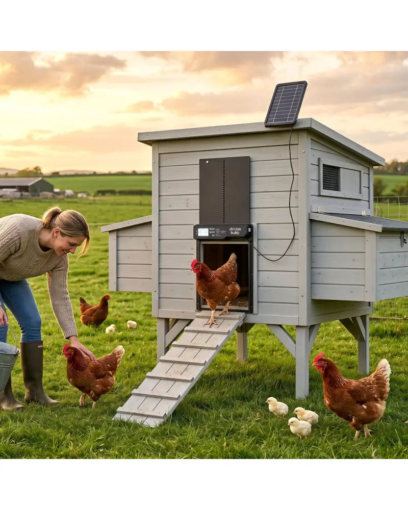Solar Powered Automatic Chicken Coop Door - Chicken Coops