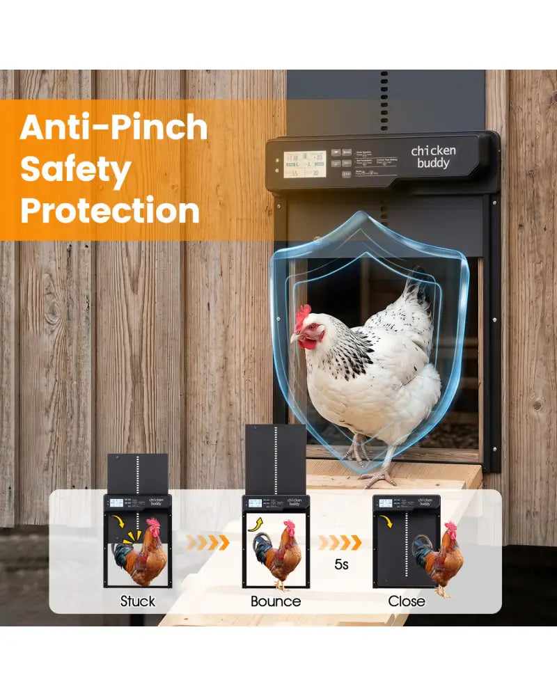 Solar Powered Automatic Chicken Coop Door - Chicken Coops