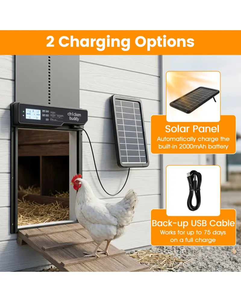 Solar Powered Automatic Chicken Coop Door - Chicken Coops