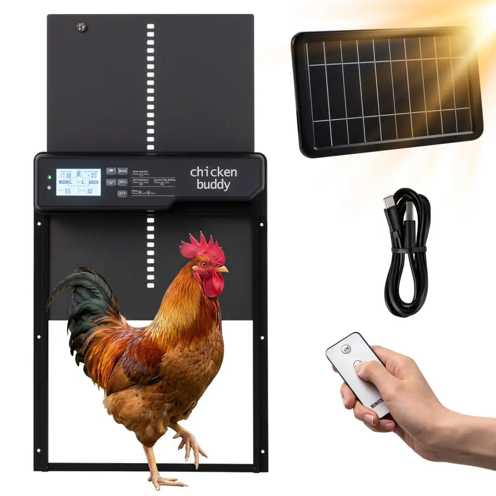 Solar Powered Automatic Chicken Coop Door - Chicken Coops