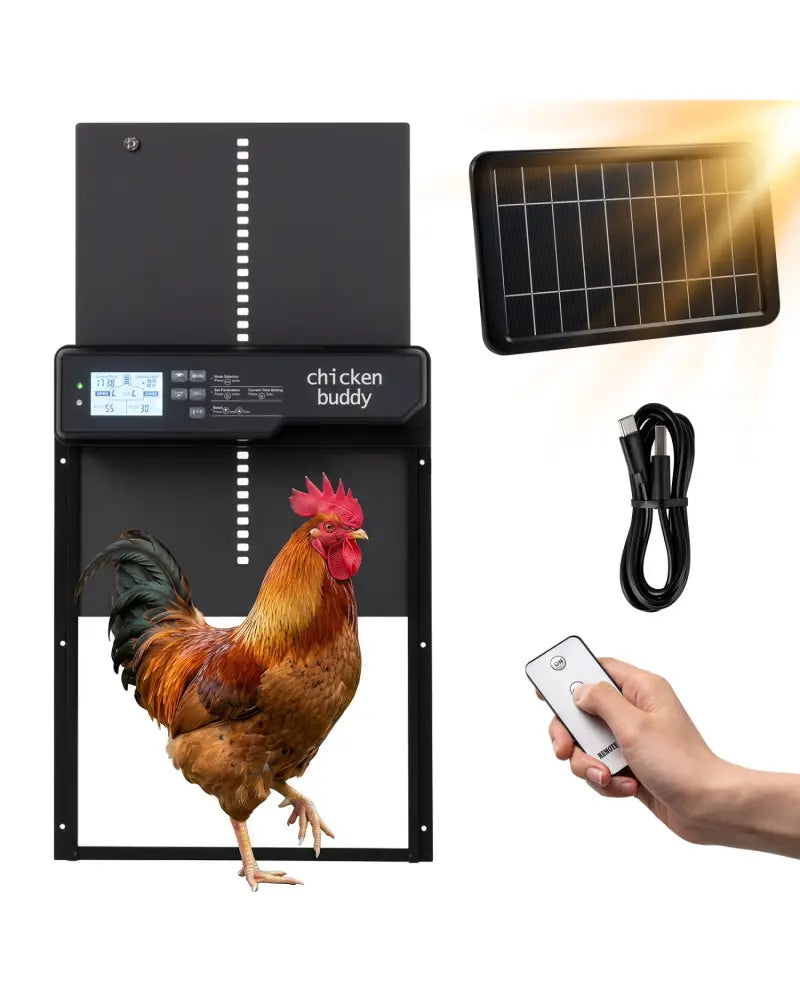 Solar Powered Automatic Chicken Coop Door - Chicken Coops