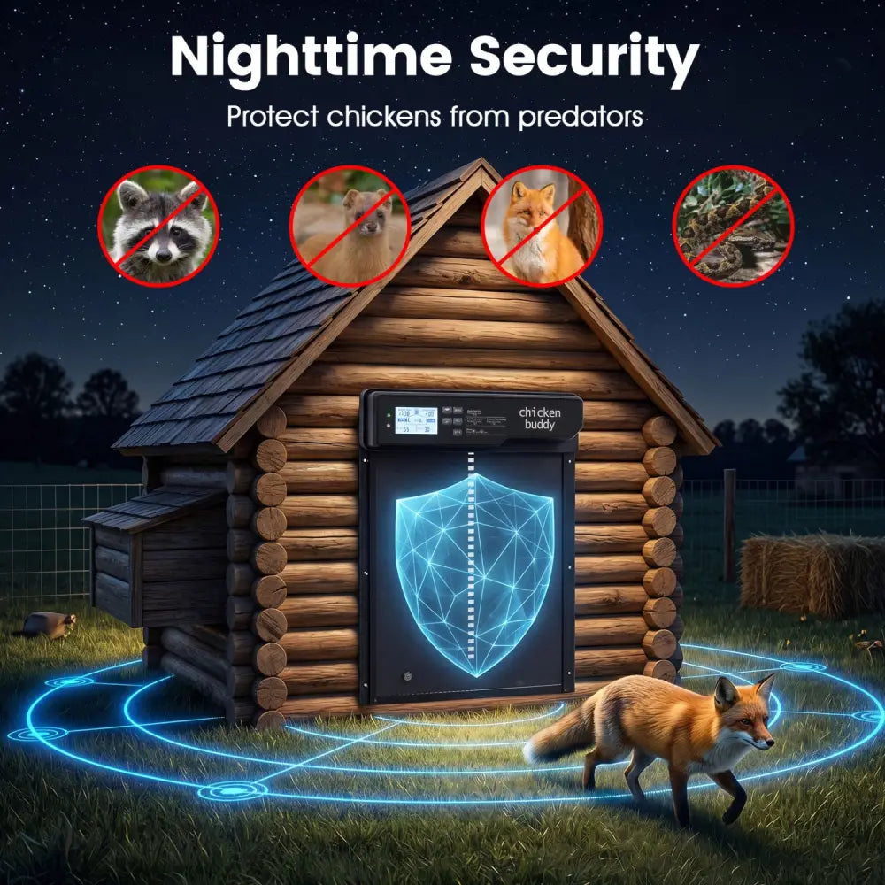 Solar Powered Automatic Chicken Coop Door - Chicken Coops