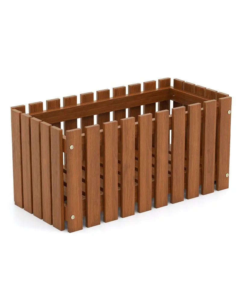 Solid Wood Raised Garden Bed for Flower and Vegetable - Natural - Raised Garden Beds