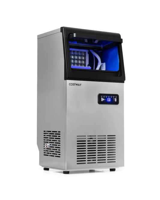 Stainless Steel Commercial Ice Maker 110 lbs/24H - Ice Makers
