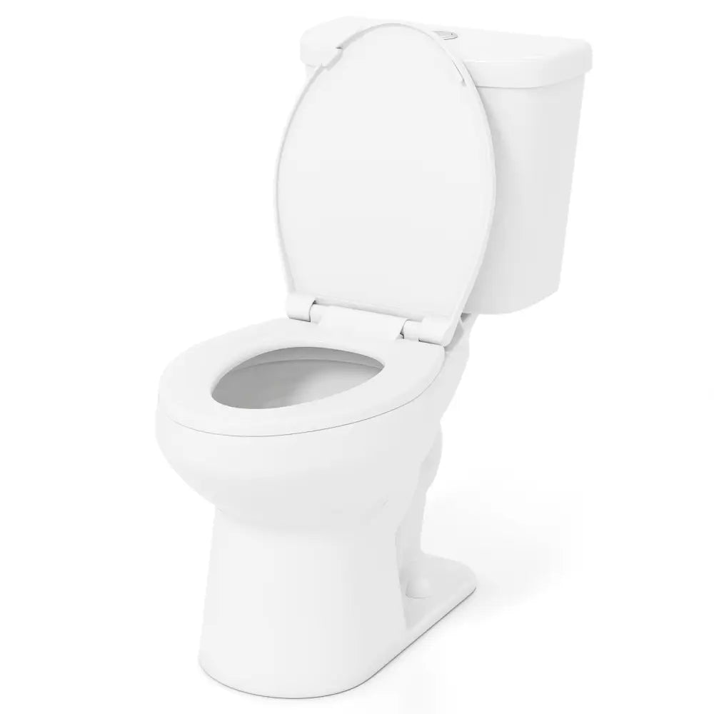 Standard Toilet with 17.5 Inch ADA Comfort Chair Height Seat - White - Toilet