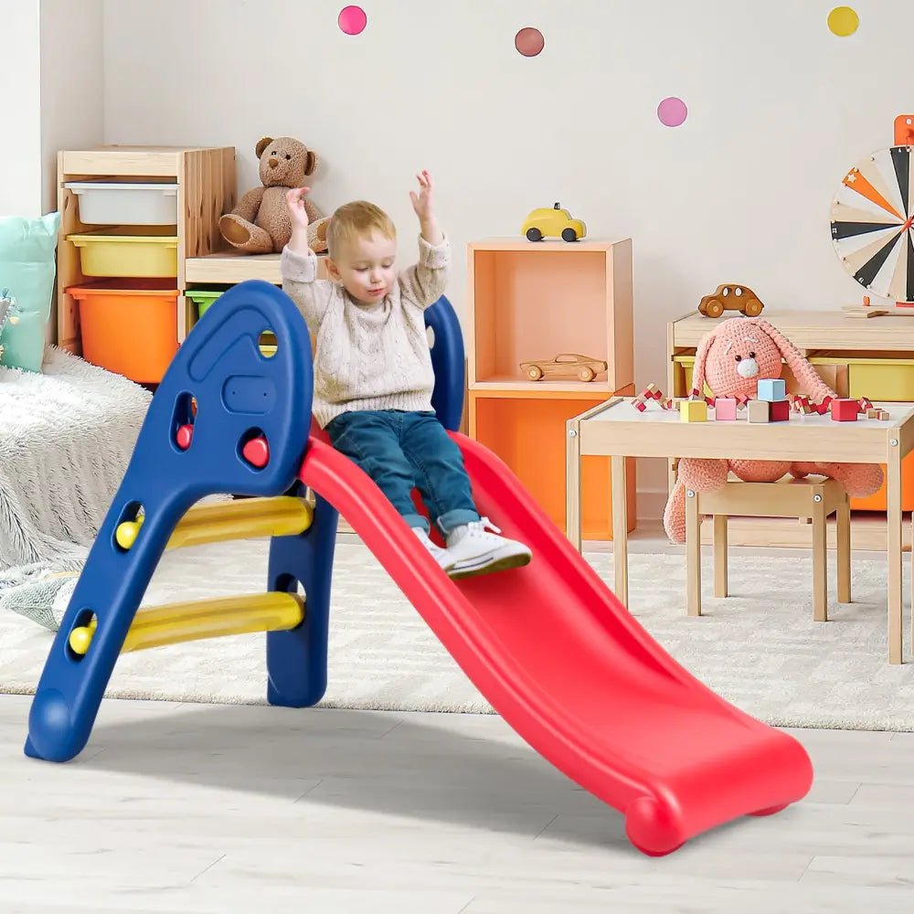 Step 2 Children Folding Plastic Slide - Red - Climbers & Slides