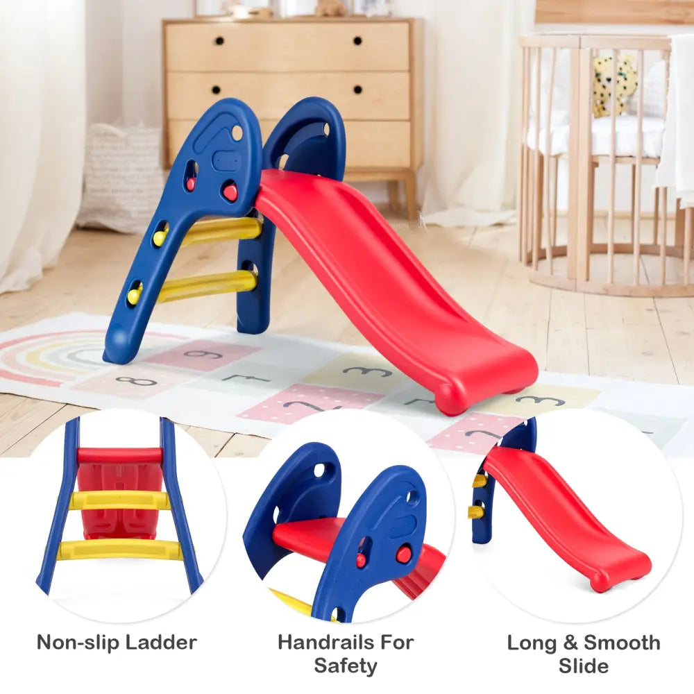 Step 2 Children Folding Plastic Slide - Red - Climbers & Slides
