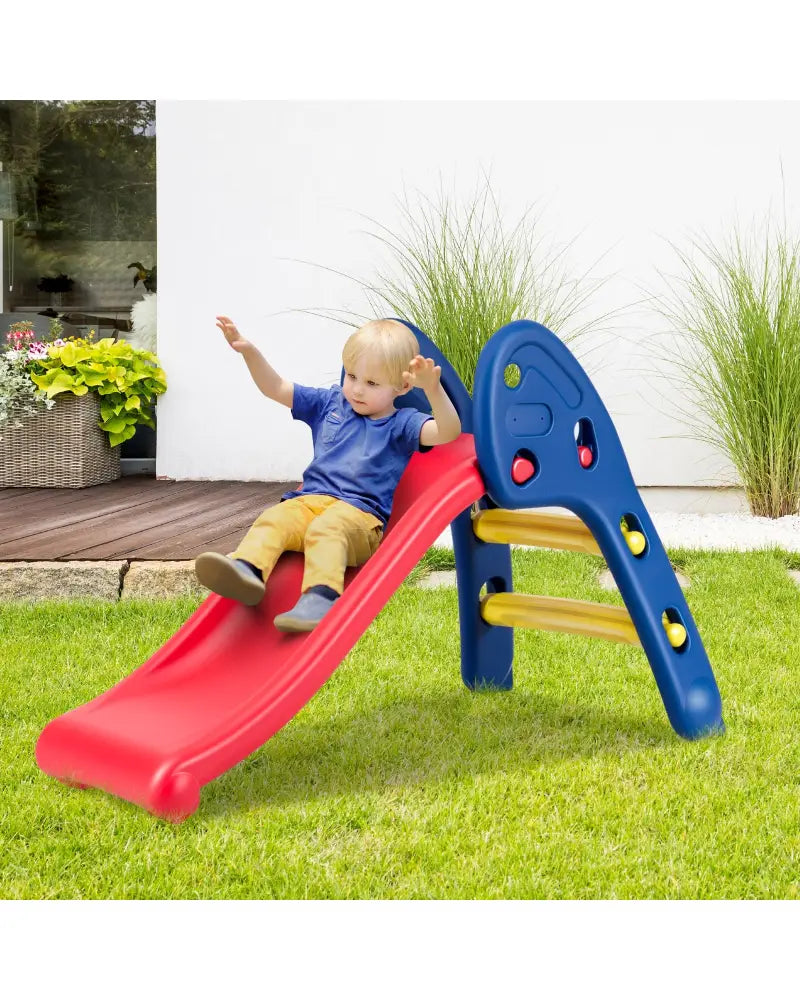 Step 2 Children Folding Plastic Slide - Red - Climbers & Slides