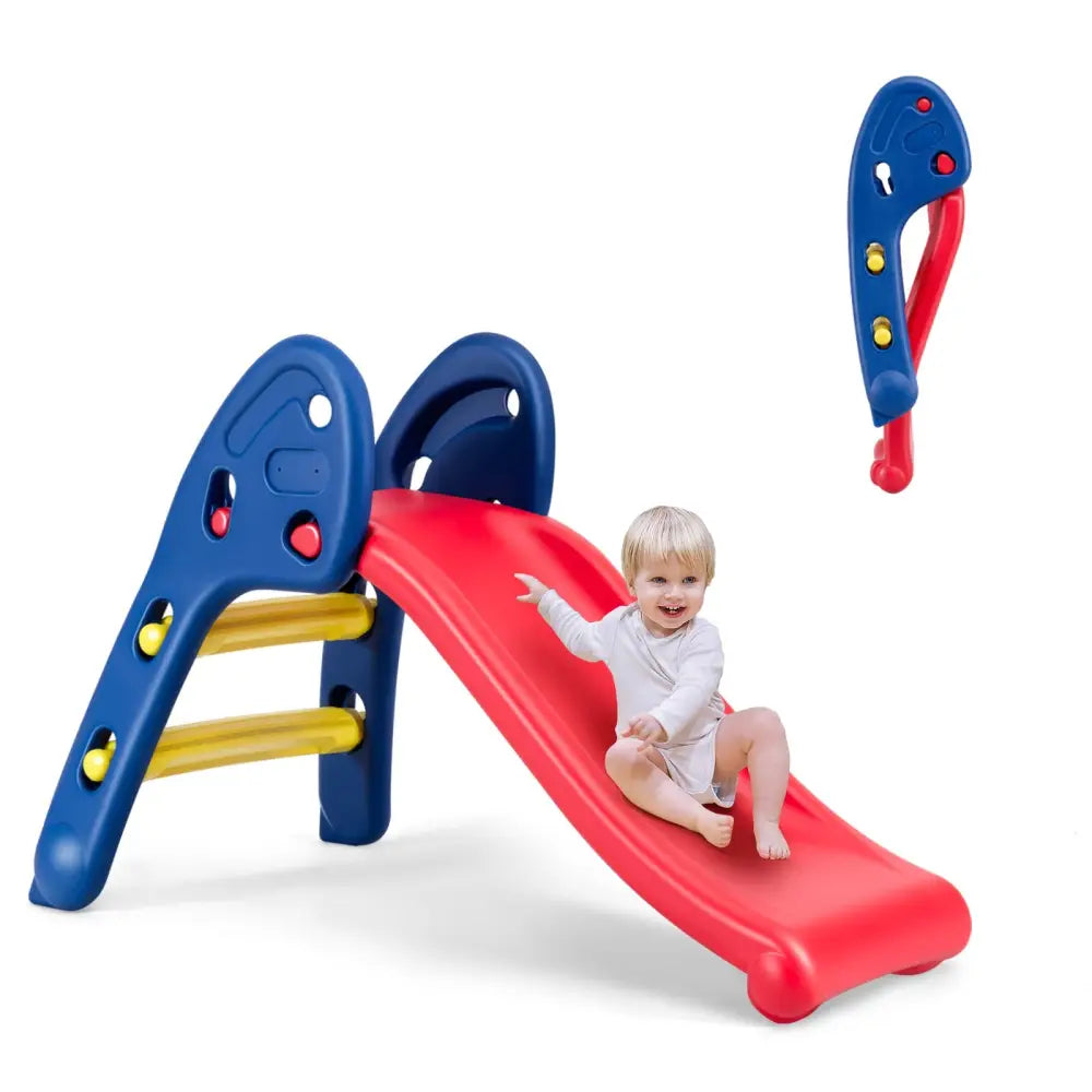 Step 2 Children Folding Plastic Slide - Red - Climbers & Slides