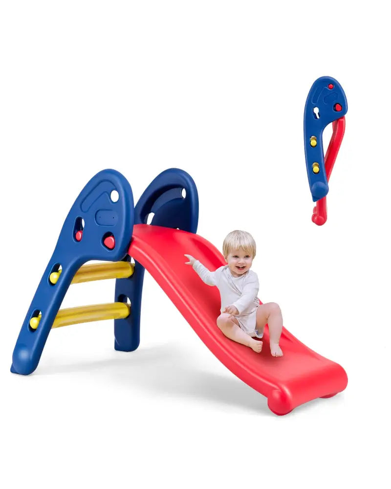 Step 2 Children Folding Plastic Slide - Red - Climbers & Slides