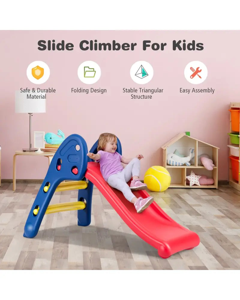 Step 2 Children Folding Plastic Slide - Red - Climbers & Slides