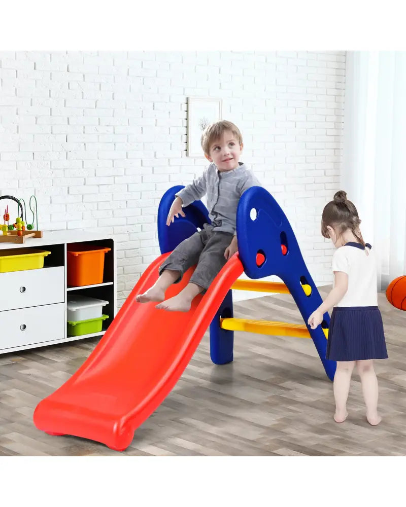 Step 2 Children Folding Plastic Slide - Red - Climbers & Slides