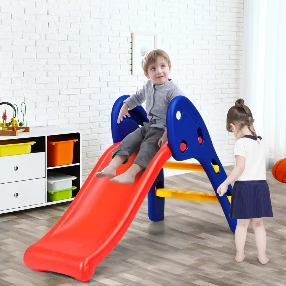 Step 2 Children Folding Plastic Slide - Red - Climbers & Slides