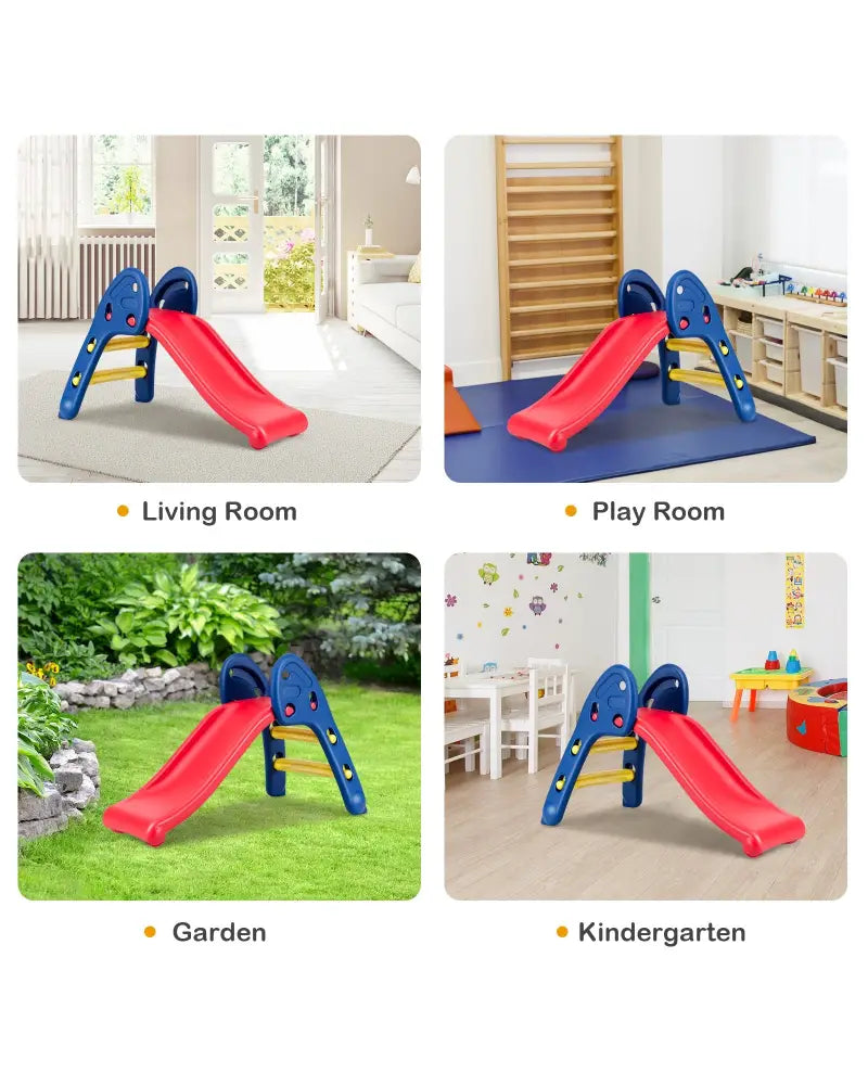 Step 2 Children Folding Plastic Slide - Red - Climbers & Slides