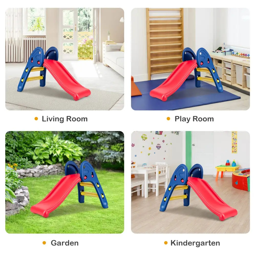 Step 2 Children Folding Plastic Slide - Red - Climbers & Slides