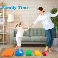 Stepping Stone for Kids 5Pcs Non-Slip Toddler River Stone Set-Multicolor - Multicolor - Toy Sports