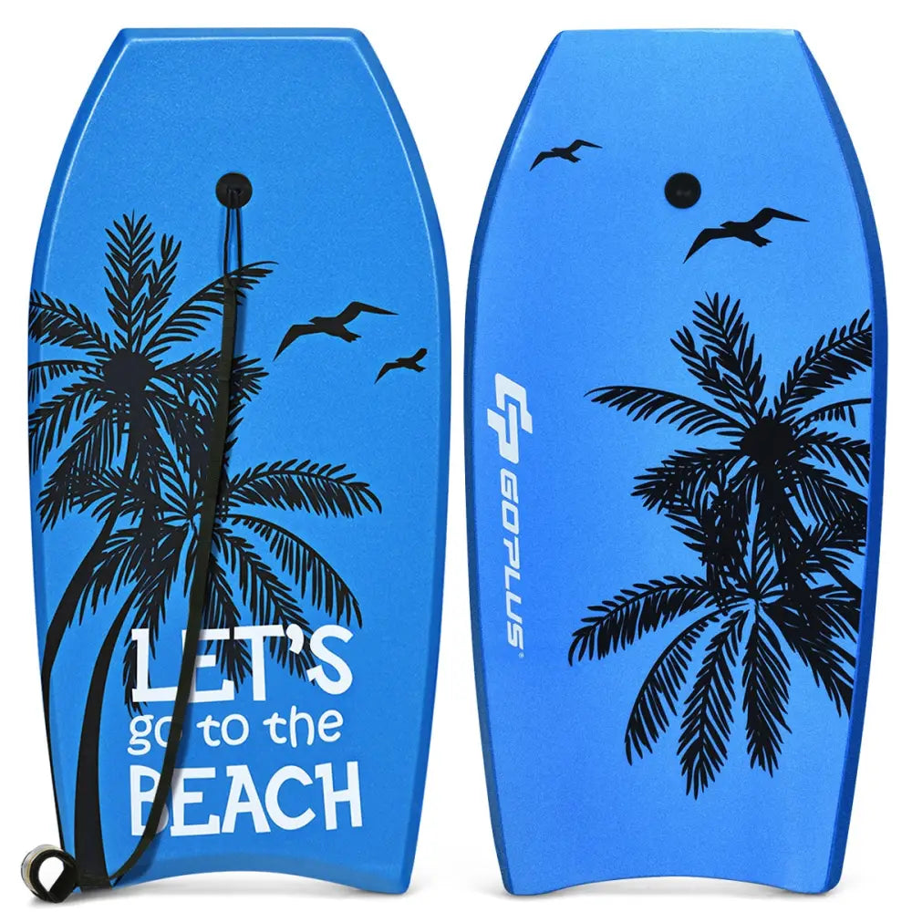 Super Lightweight Bodyboard Surfing with Leash EPS Core Boarding-L - Surfing
