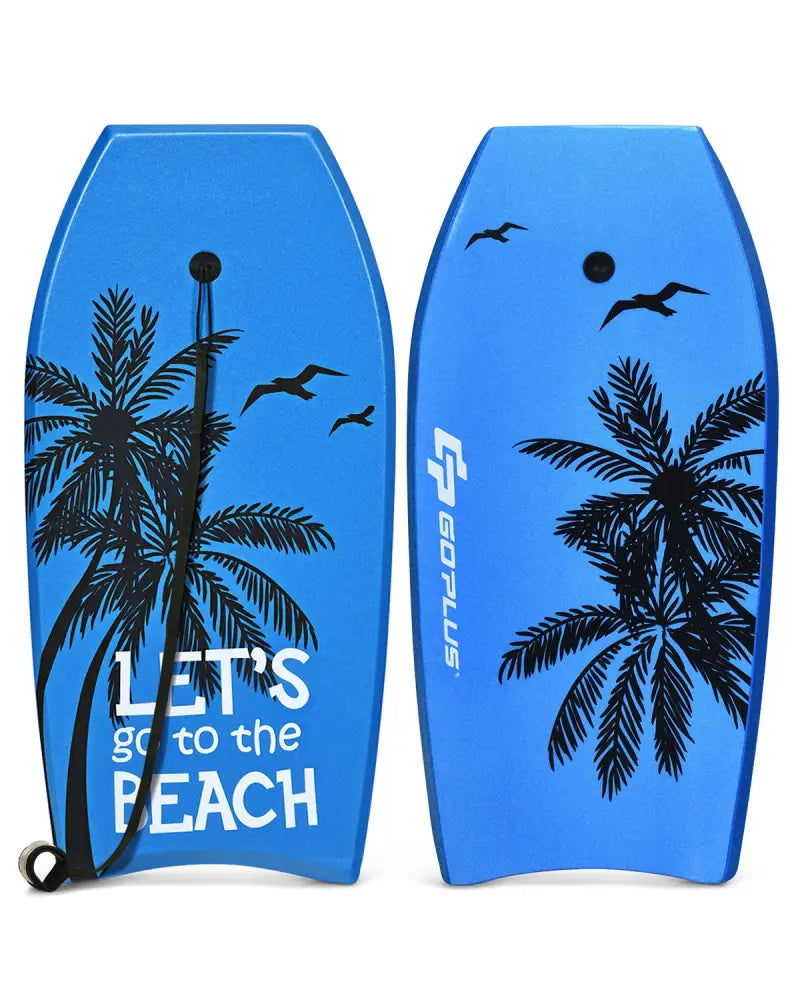 Super Lightweight Bodyboard Surfing with Leash EPS Core Boarding-M - Surfing