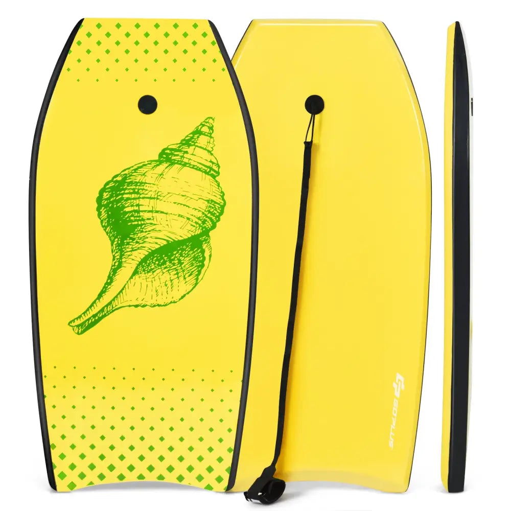Super Lightweight Surfing Bodyboard-M - Yellow - Surfing