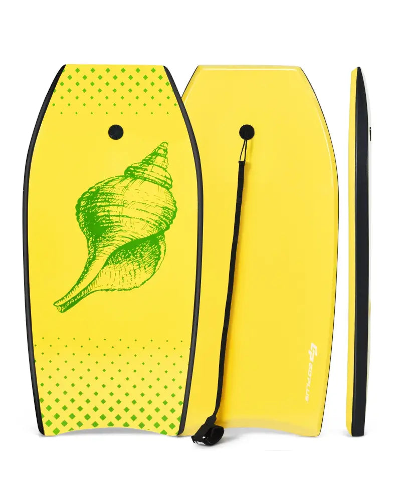 Super Lightweight Surfing Bodyboard-M - Yellow - Surfing