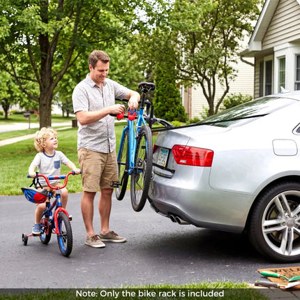 Superbuy Trunk Mount 3-Bike Rack with Anti-Sway Straps & Soft Padding for SUV - Garages