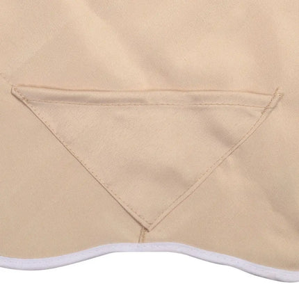 Swing Top Canopy Replacement Cover-Beige - Beige - Porch Swings
