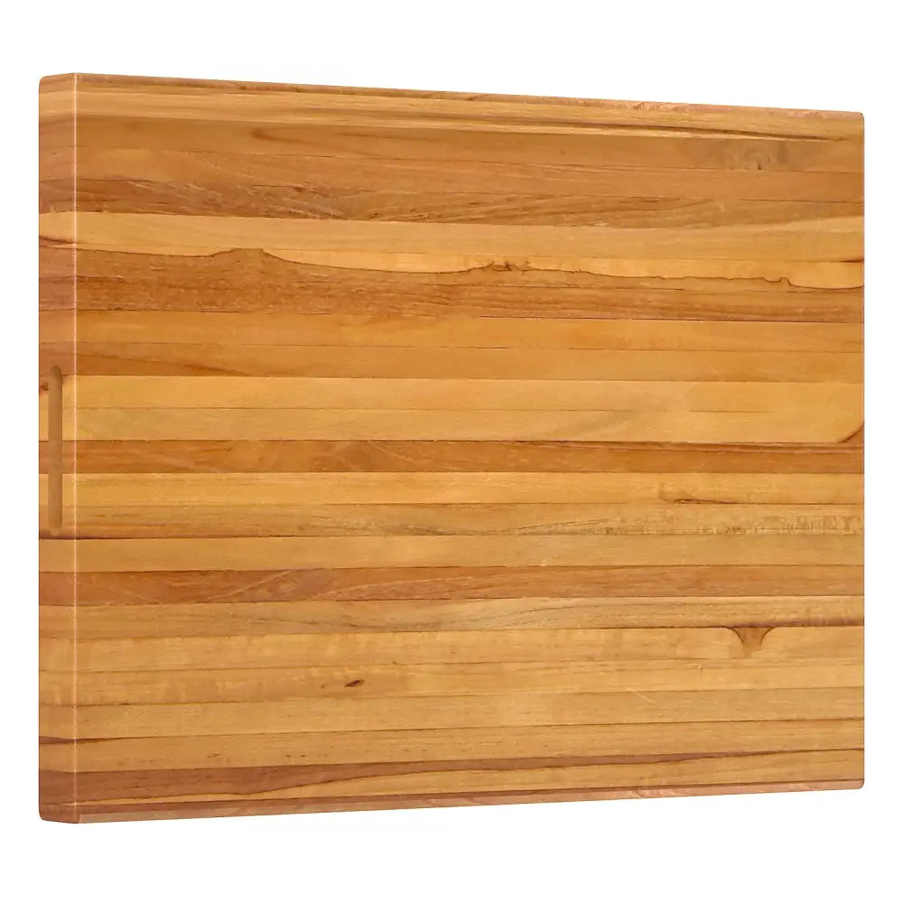 Teak Wood Cutting Board Extra Large 24 Inch Reversible Cutting Board with Handle - Natural - Kitchen Tools