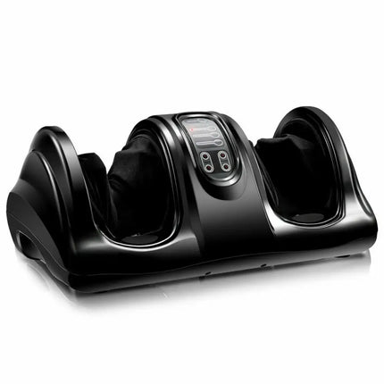 Therapeutic Shiatsu Foot Massager with High Intensity Rollers-Black - Black - Foot Massager