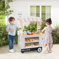 Toy Cart Play Set with POS Machine and Lovely Scale-Gray - Gray - Pretend Toys